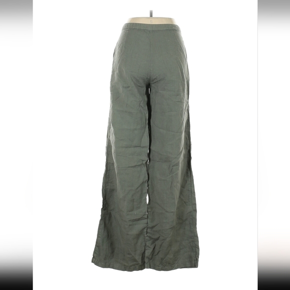 high waisted linen pants - Picture 2 of 3